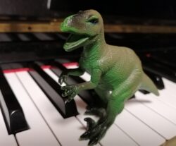 3歳のピアノレッスン