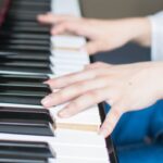 中学生のピアノレッスン